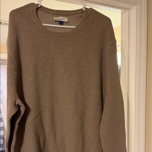 Men's Beige Cardigan Sweater